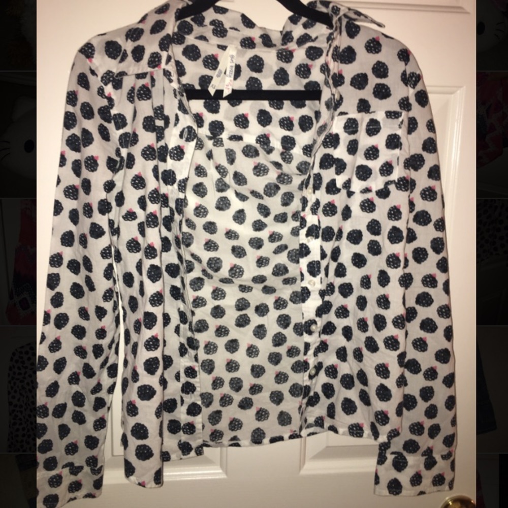 A black berry blouse.